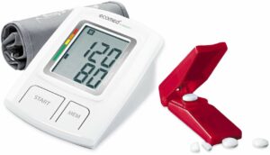 Oberarm - Blutdruckmessgerät Ecomed + Tablettenschneider