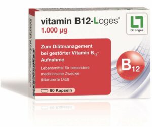 Vitamin B12-Loges 1.000 µg 60 Kapseln