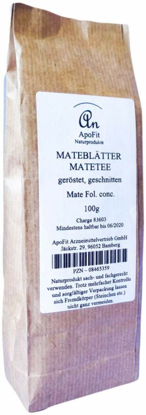 Mateblätter Geröstet Matetee 100 G