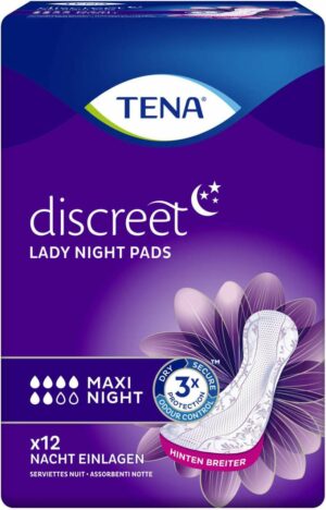 Tena Lady Discreet Maxi Night 12 Einlagen