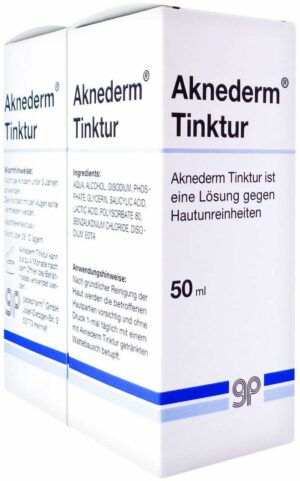 Aknederm Tinktur 2 X 50 ml Tinktur