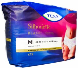 Tena Silhouette Normal M Blanc 12 Stück