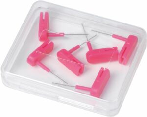 Wingbrush Ersatz Aufsätze XS pink 6er Set