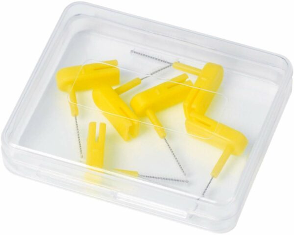 Wingbrush Ersatz Aufsätze S gelb 6er Set