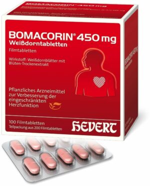 Bomacorin 450 mg Weißdorntabletten 200 Stück