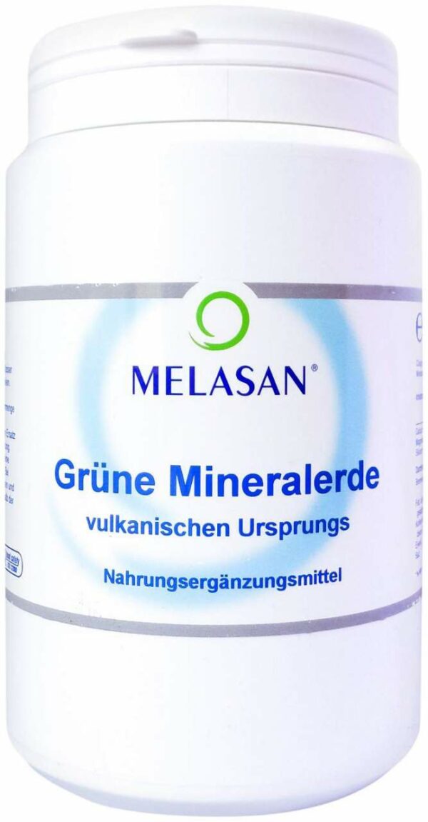 Grüne Mineralerde Pulver