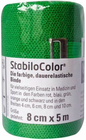 Bort Stabilocolor Binde 8cm Gruen