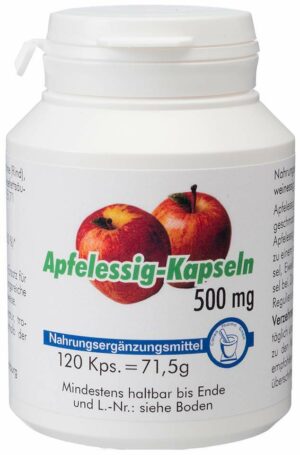 Apfelessig 500 mg 120 Kapseln