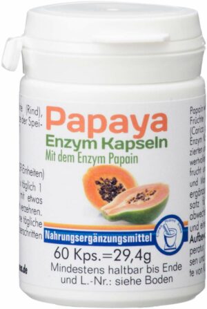Papaya Enzym 60 Kapseln