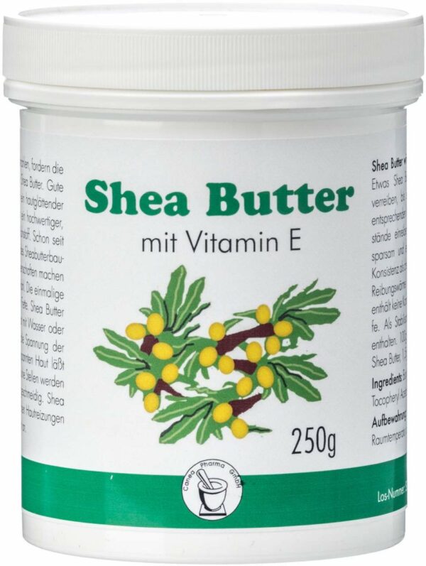 Shea Butter Mit Vitamin E 250 G