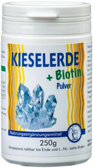 Kieselerde + Biotin 250 G Pulver