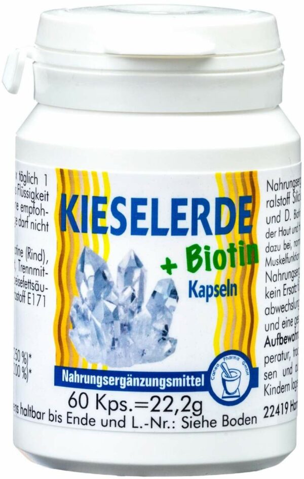 Kieselerde + Biotin 60 Kapseln