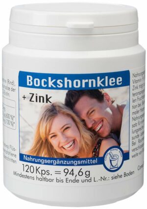 Bockshornklee + Zink Kapseln 120 Kapseln