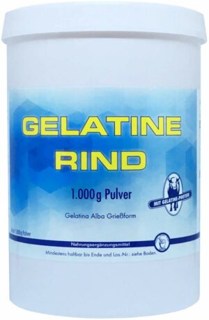 Gelatine Rind Beutel 1000 G Pulver