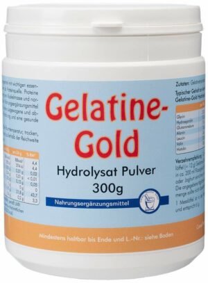 Gelatine Gold Hydrolysat 300 G Pulver