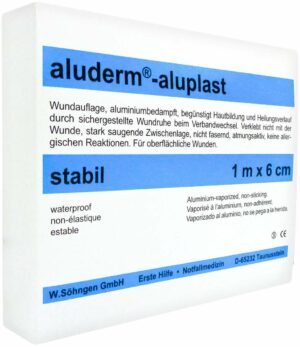 Aluderm Aluplast Wundverband Pflaster 1mx6cm Stabil