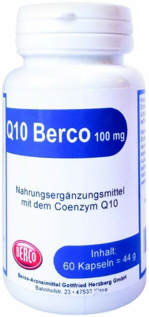 Q 10 Berco 100 mg 60 Kapseln