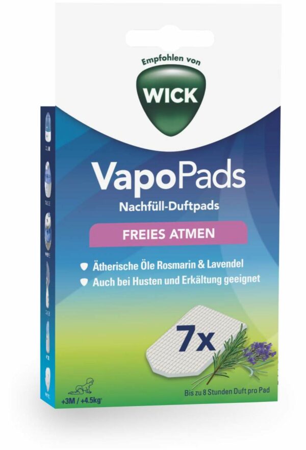 Wick Vapo Nachfüll-Pads Rosmarin-Lavendel Duft 7 Stück