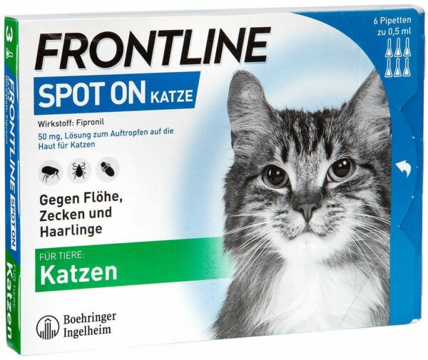 Frontline Spot on Katze 6 Pipetten