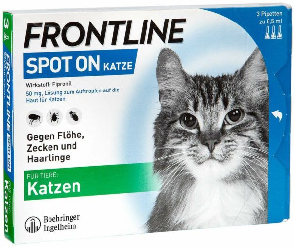 Frontline Spot on Katze 3 Pipetten