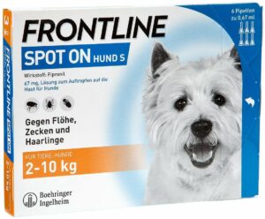 Frontline Spot On Hund S 2-10 kg 6 Pipetten
