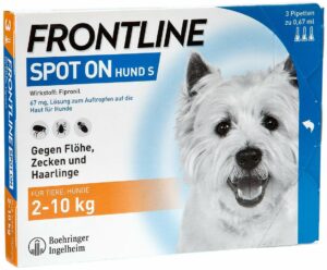 Frontline Spot On Hund S 2-10 kg 3 Pipetten