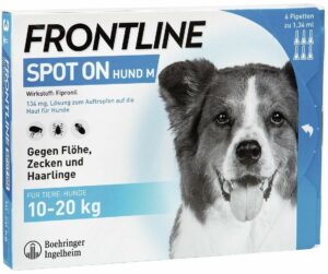 Frontline Spot On Hund M 10-20 kg 6 Pipetten