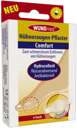 Hühneraugenpflaster Comfort Hydrocolloid 6 Pflaster