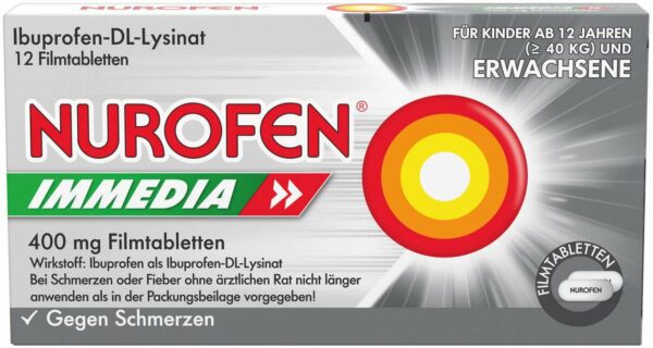 Nurofen Immedia 400 mg 12 Filmtabletten