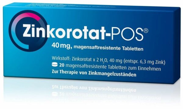 Zinkorotat Pos 20 Magensaftresistente Tabletten