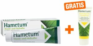 Hametum Wund- und Heilsalbe 200 g + gratis Medizinische Hautpflege 20 g