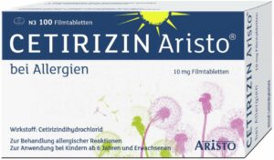 Cetirizin Aristo bei Allergien 10 mg 100 Filmtabletten