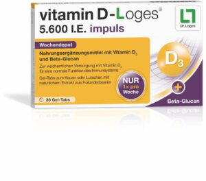 Vitamin D-Loges 5.600 I.E. Impuls 30 Gel-Tabs