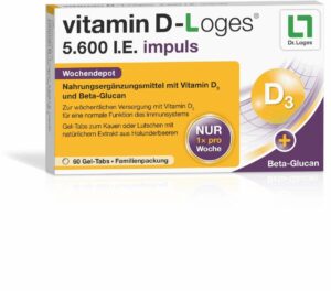 Vitamin D-Loges 5.600 I.E. Impuls 60 Gel-Tabs