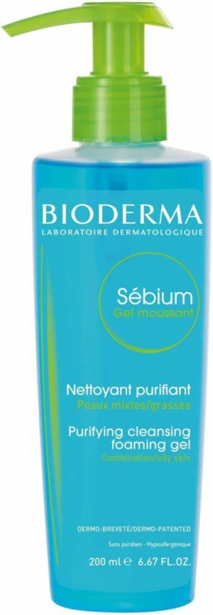 Bioderma Sebium Gel Moussant Reinigendes Reinigungsgel 200ml