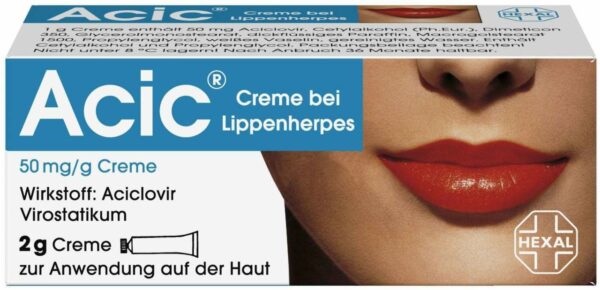 Acic Creme bei Lippenherpes 2 g