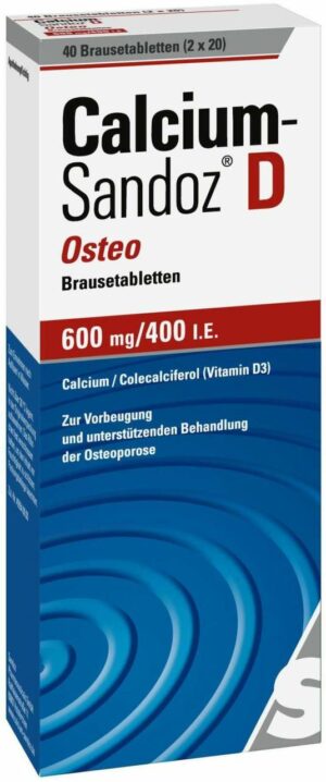 Calcium Sandoz D Osteo 40  Brausetabletten