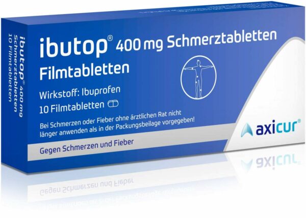 Ibutop 400 mg Schmerztabletten 10 Filmtabletten