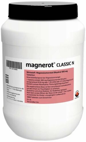 Magnerot Classic N 1000 Tabletten