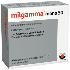 Milgamma Mono 50 100 Überzogene Tabletten