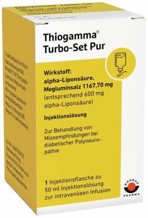 Thiogamma Turbo Set Pur Injektionsflaschen 50 ml