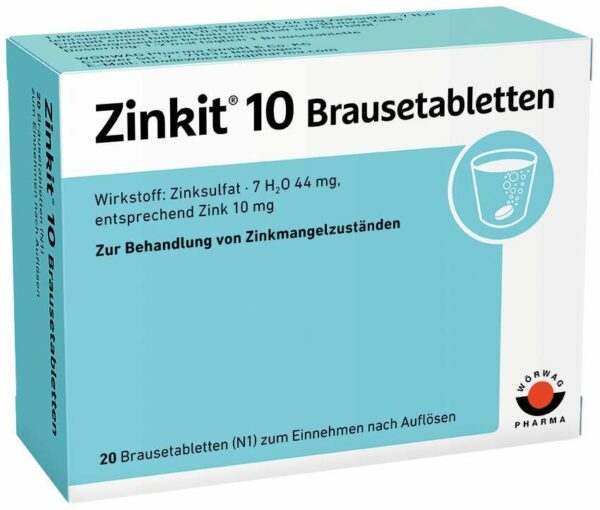 Zinkit 10 Brausetabletten 20 Brausetabletten