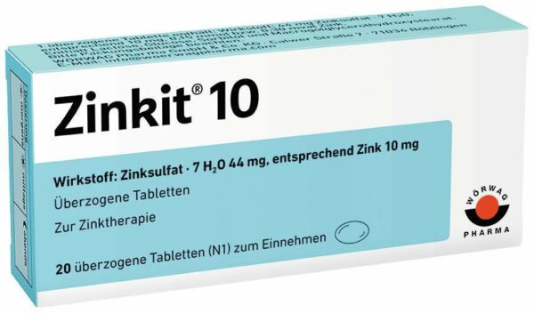 Zinkit 10 20 Überzogene Tabletten