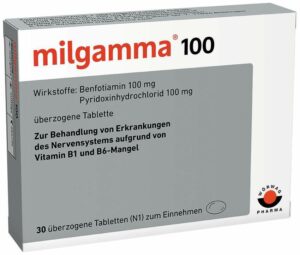 Milgamma 100 mg 30 Überzogene Tabletten