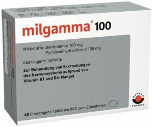 Milgamma 100 mg 60 Überzogene Tabletten