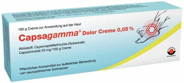 Capsagamma Dolor 100 G Creme 0