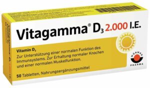 Vitagamma D3 2.000 I.E. Vitamin D3 Nem 50 Tabletten