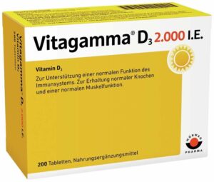 Vitagamma D3 2.000 I.E. Vitamin D3 Nem 200 Tabletten
