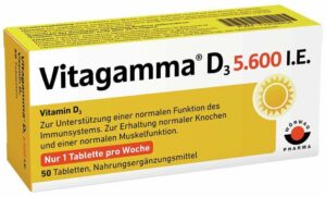 Vitagamma D3 5.600 I.E. Vitamin D3 50 Tabletten