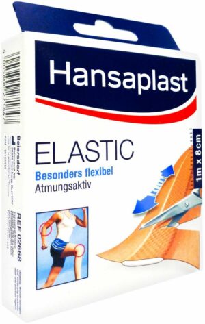 Hansaplast Elastic Pflaster 1 M X 8 cm 1 Stück